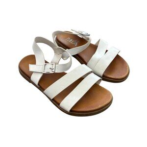 MIA White Strappy Sandals Size 13